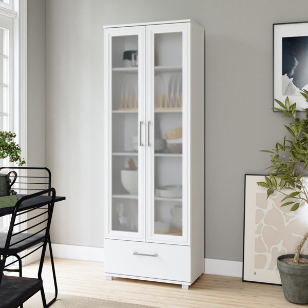 Closed Bookcase With Doors Wayfair Canada